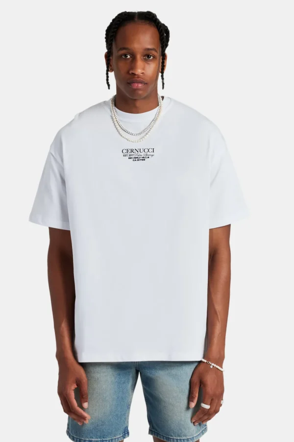 Iced Bally Oversized T-Shirt - White