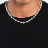 Iced Bone Chain - White