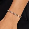 Iced CZ Chocolate Multi Shape Tennis Bracelet