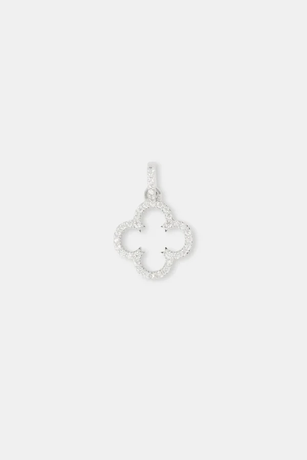 Iced Motif Outline Pendant