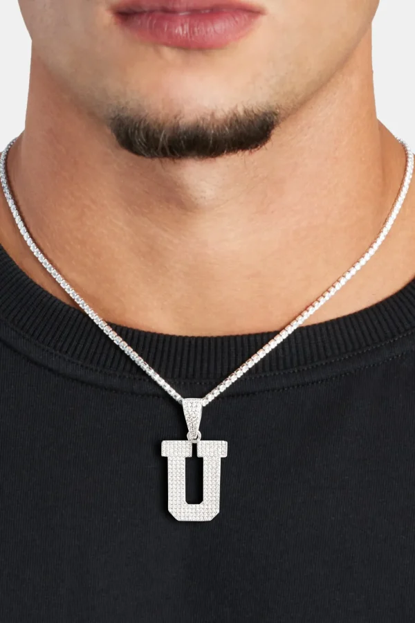 Iced U Pendant