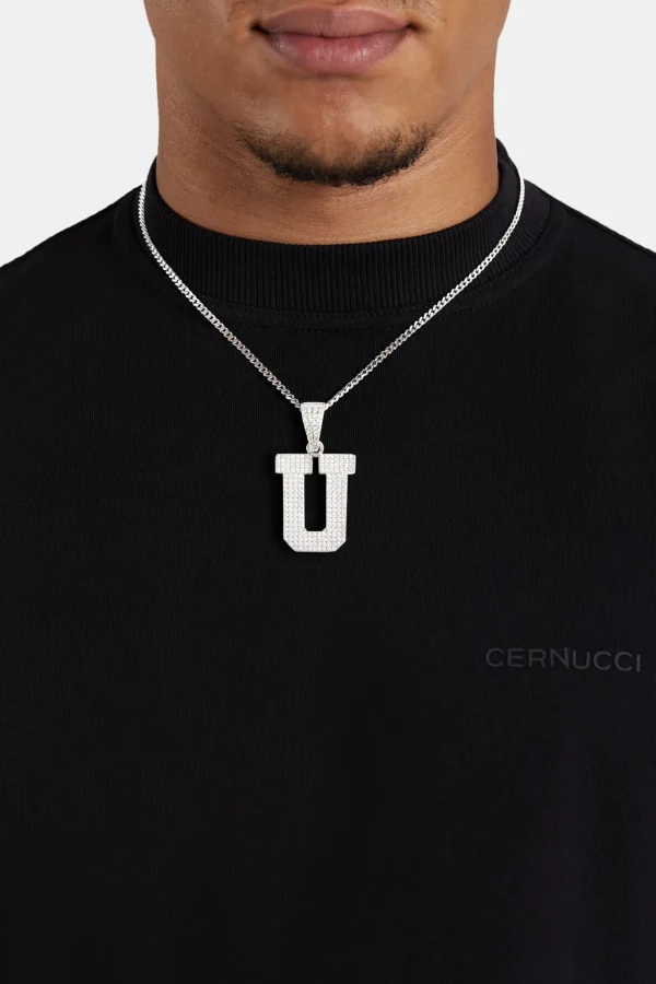 Iced U Pendant