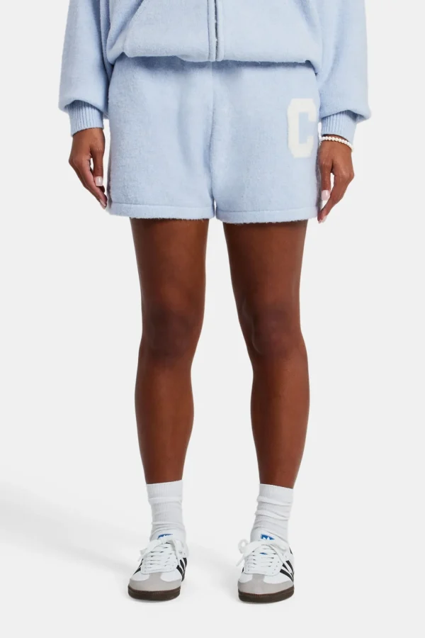 Knitted Short - Light Blue