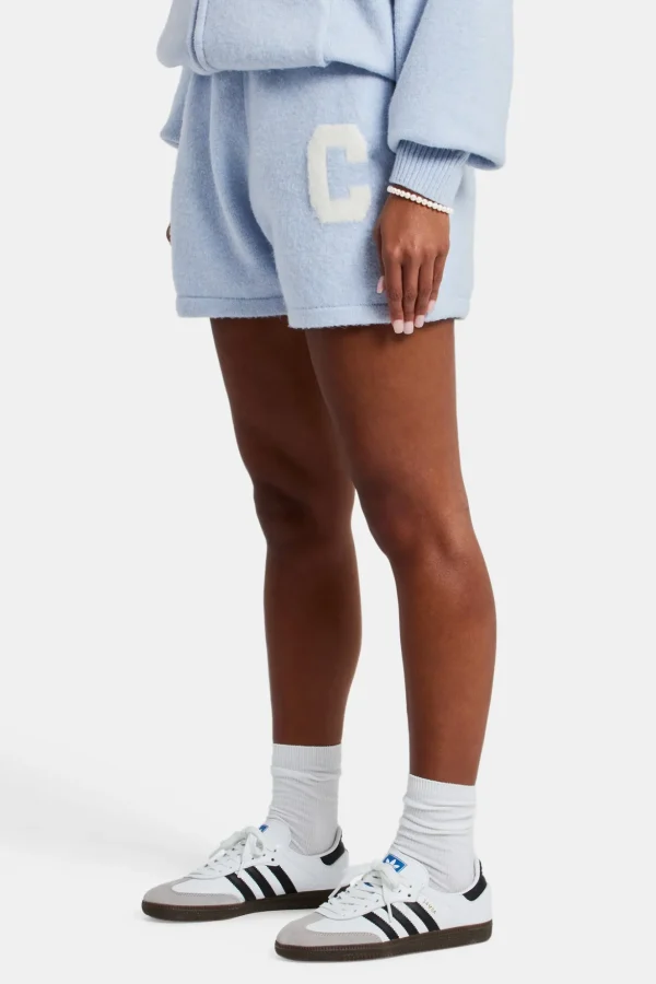 Knitted Short - Light Blue