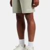 Logo Embroidered Jersey Short - Sage