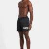 Mens Contrast Swimshort - Black