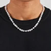 Mixed Shape Clear Stone Tennis Chain - 6mm