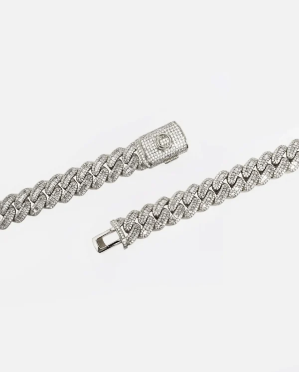 15mm Baguette Cuban Link Chain