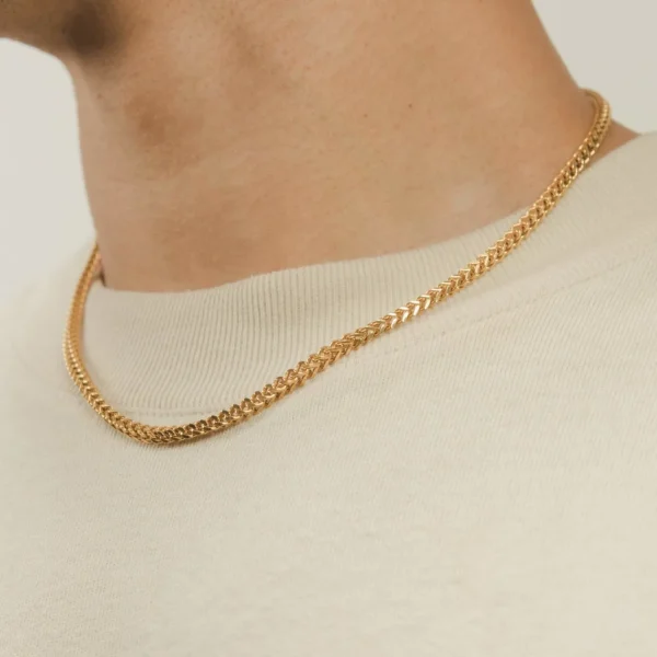 3mm Franco Chain - Gold