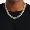 12mm Iced Cuban Link Chain