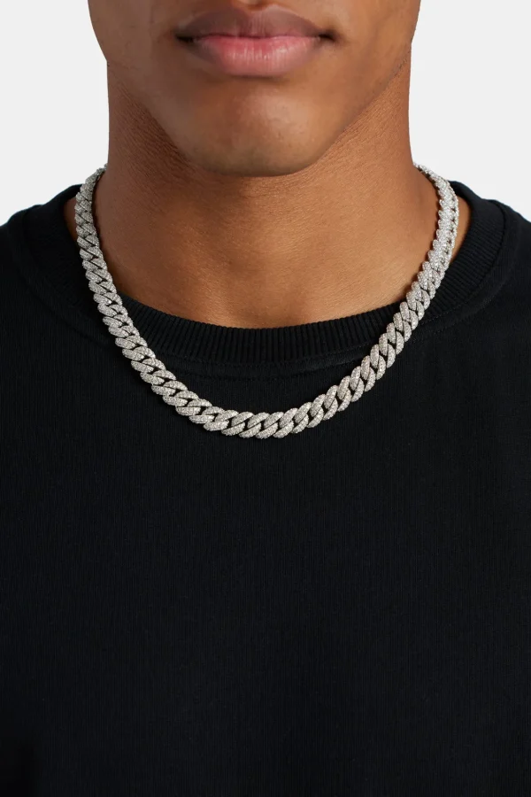 8mm Iced Cuban Link Chain