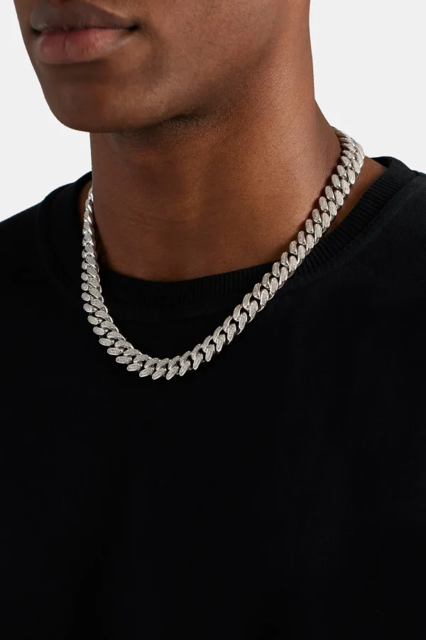 12mm Iced Cuban Link Chain