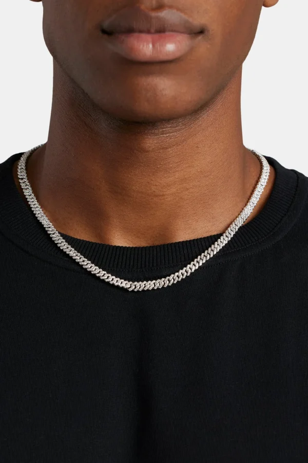 5mm Iced Prong Cuban Chain