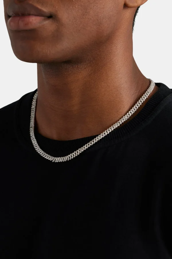 5mm Iced Prong Cuban Chain