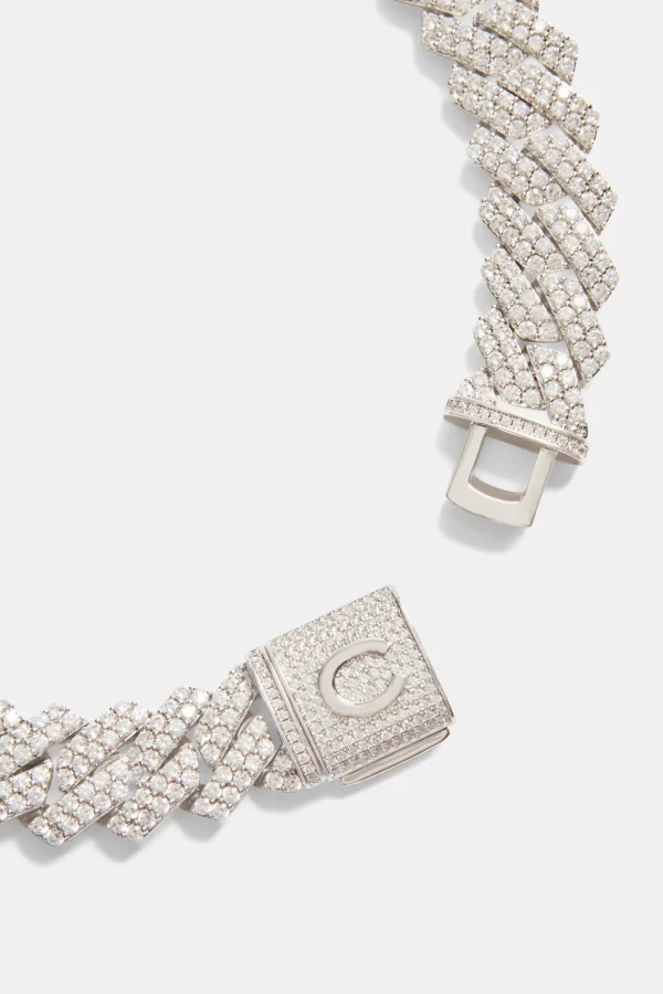 19mm Iced Prong Link Chain