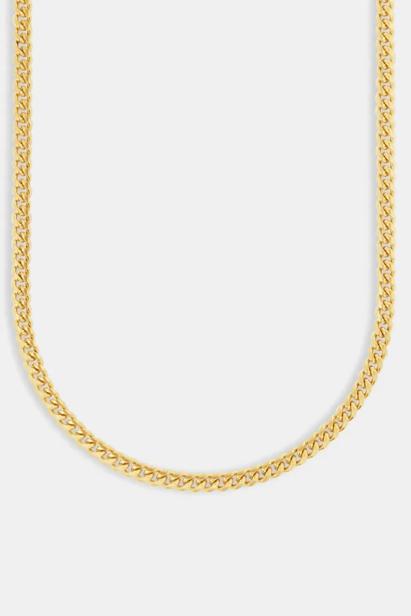 5mm Miami Cuban Chain - Gold