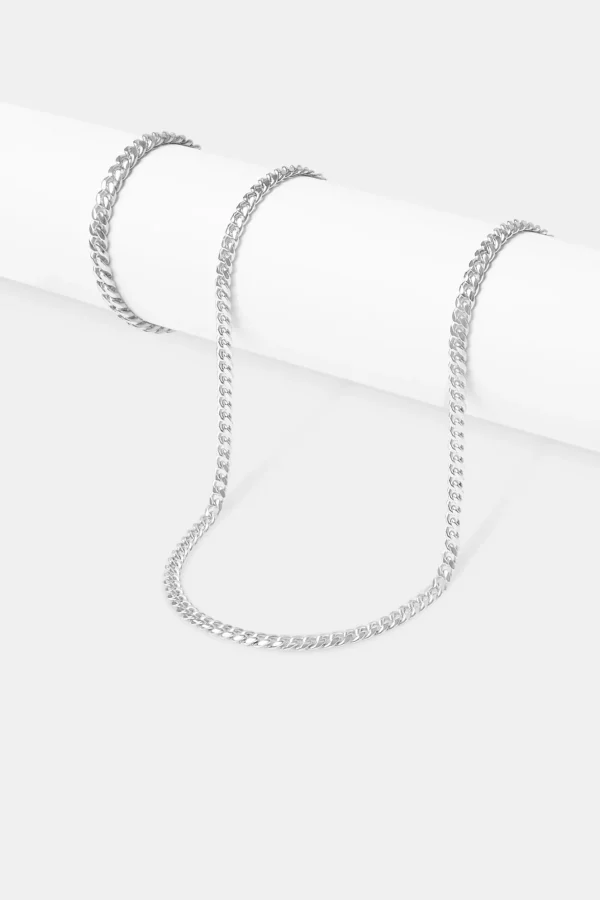 5mm Miami Cuban Chain & Bracelet - White