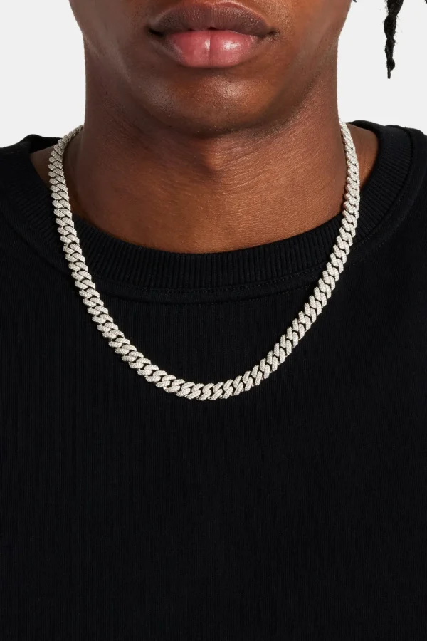 8mm Moissanite Cuban Chain