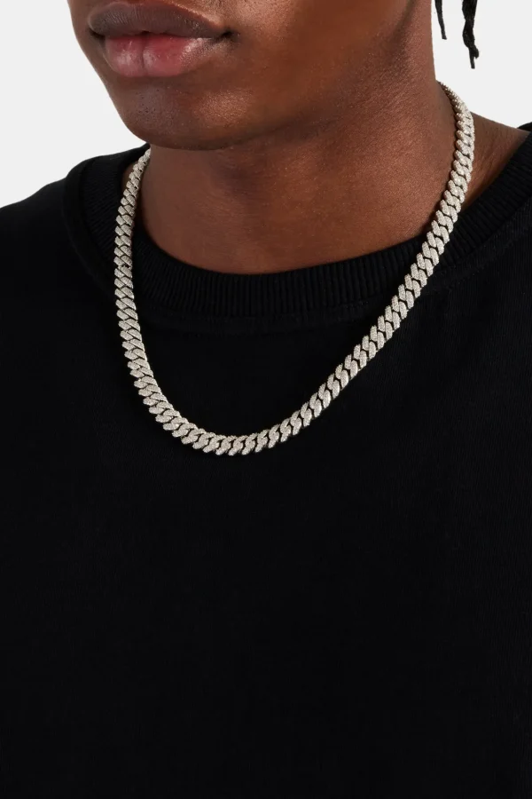 8mm Moissanite Cuban Chain