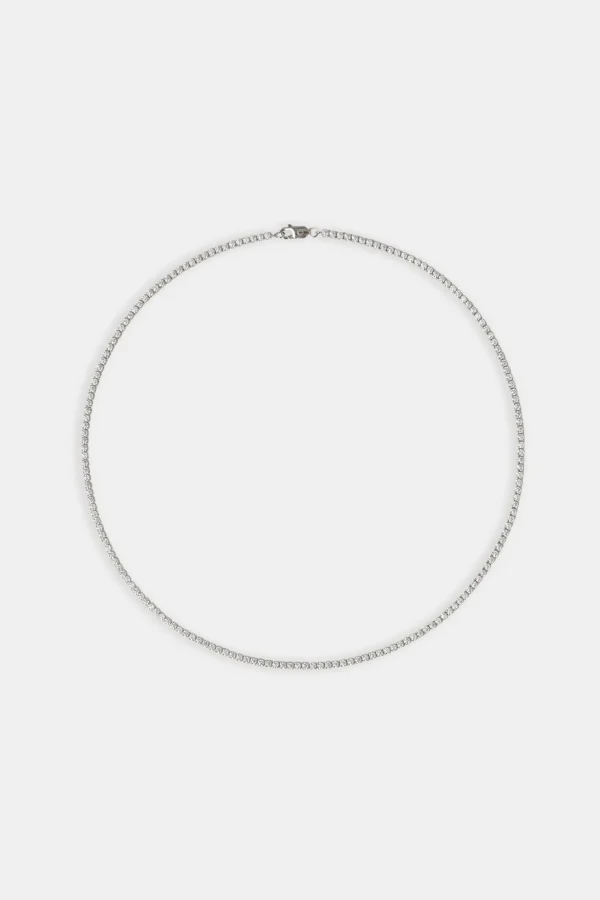 2.5mm Moissanite Micro Tennis Chain & Bracelet