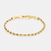 3mm Rope Bracelet - Gold