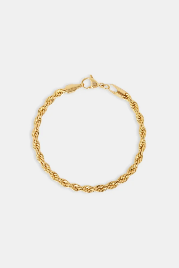 5mm Rope Bracelet - Gold