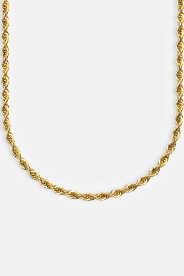 5mm Rope Chain - Gold