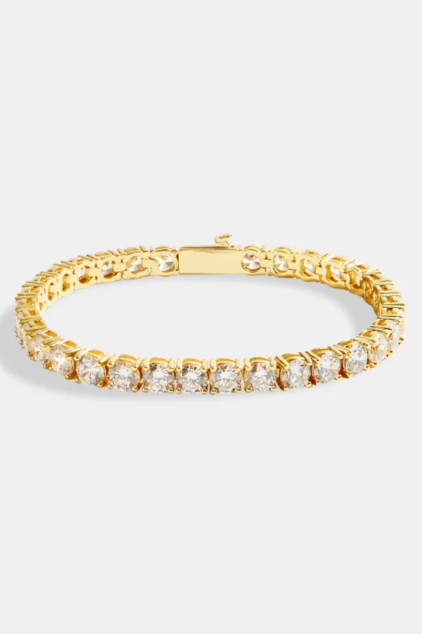 5mm Tennis Bracelet - Gold