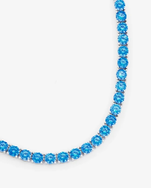 5mm Tennis Chain - Blue