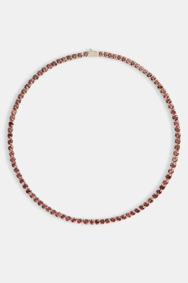 5mm Tennis Chain - Dusky Pink