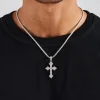 Moissanite Celtic Cross Pendant