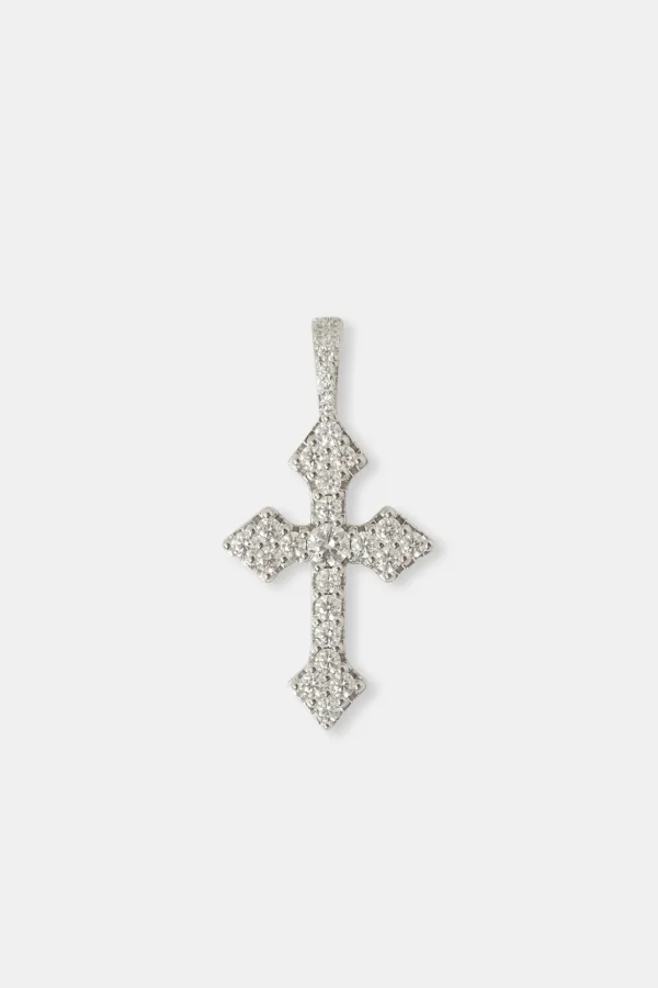 Moissanite Celtic Cross Pendant