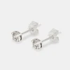 Moissanite 4mm 925 Stud Earrings