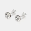 Moissanite 6mm 925 Stud Earrings