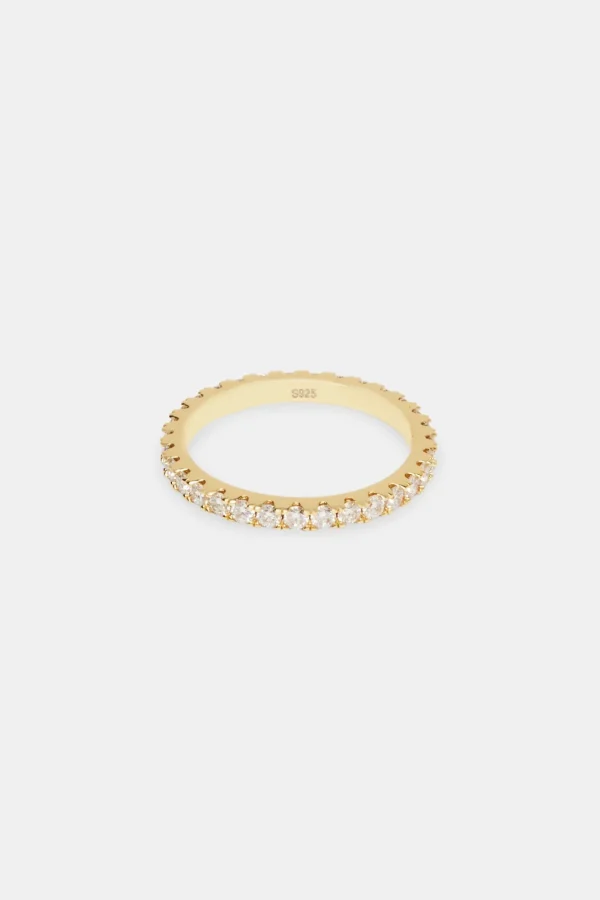 Moissanite Tennis Ring - Gold