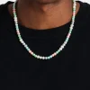 Multi Colour Freshwater Pearl Necklace - 6mm