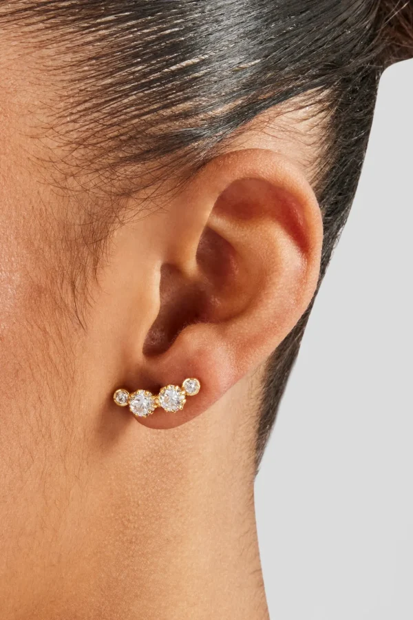 925 Multi CZ Stud Earrings