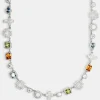 Multi Gemstone & Cross Chain - White