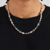 Multi Gemstone Chain - 6mm