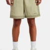 Nylon Colour Block Regular Short - Light Khaki