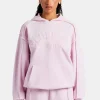 Overlock Oversized Hoodie - Pink