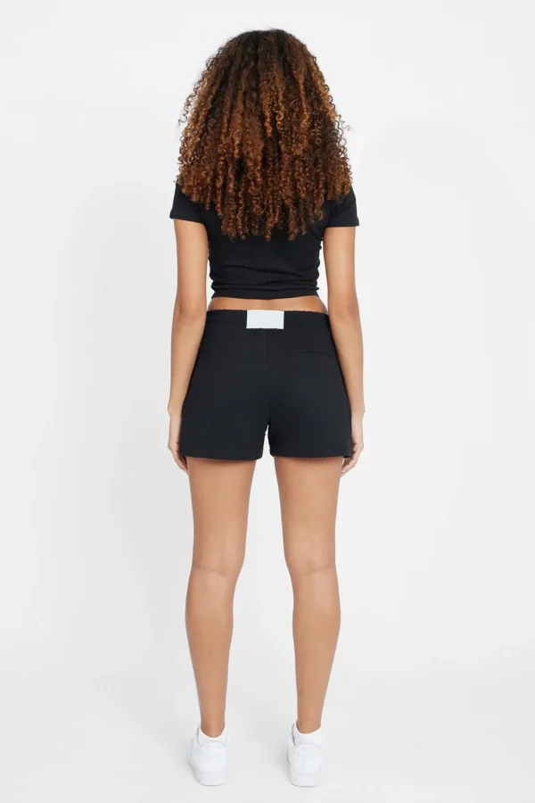 Palm Crest Jersey Shorts - Black