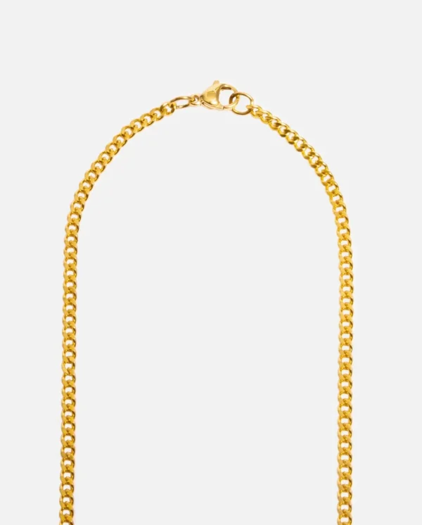 Paper Clip Necklace - Gold