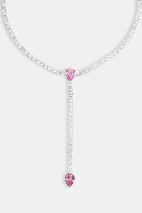 Pear Drop Chain - White