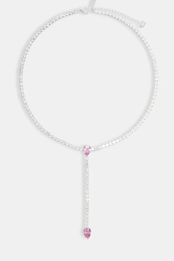 Pear Drop Chain - White