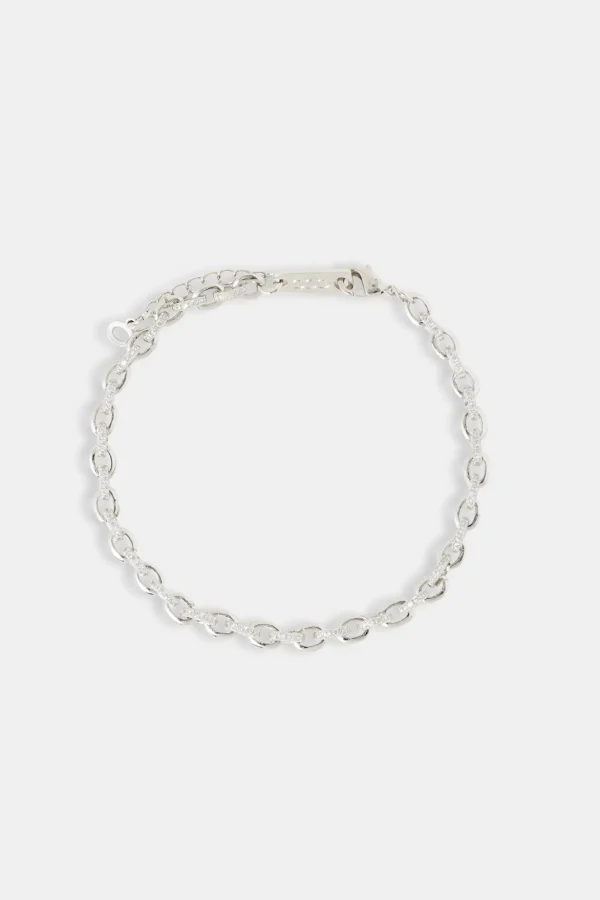 Polished & Iced Link Bracelet - 5mm