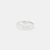 Polished Woven Ring - 6mm - White