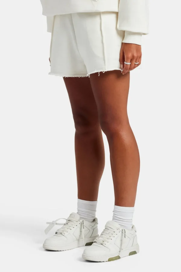 Raw Edge Short - Off White