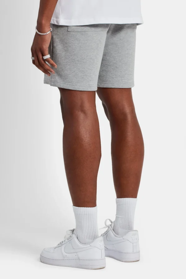 Regular Fit Jersey C Shorts - Grey Marl