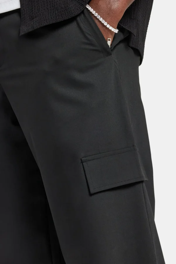 Relaxed Cargo Trouser - Black